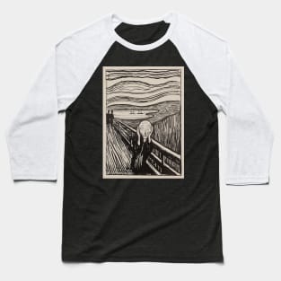 The Scream by Edvard Munch Baseball T-Shirt